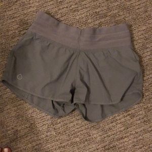 Tasc performance gray workout shorts